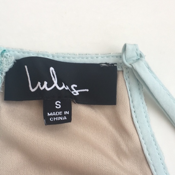 Lulu’s mint lace crop top - Picture 6 of 6